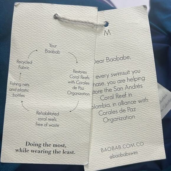 BAOBAB TAMBORIL ONE PIECE CUT OUT SWIMSUIT SIZE M‎ - Picture 6 of 11